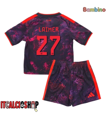 Bayern Munich Konrad Laimer #27 Terza Maglia Bambino 2026-27 Manica Corta (+ Pantaloni corti)